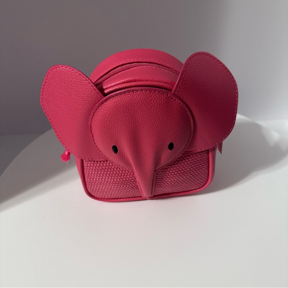 NWT bath & body works Pink elephant Bag Purse Makeup Travel Tote Zipper New